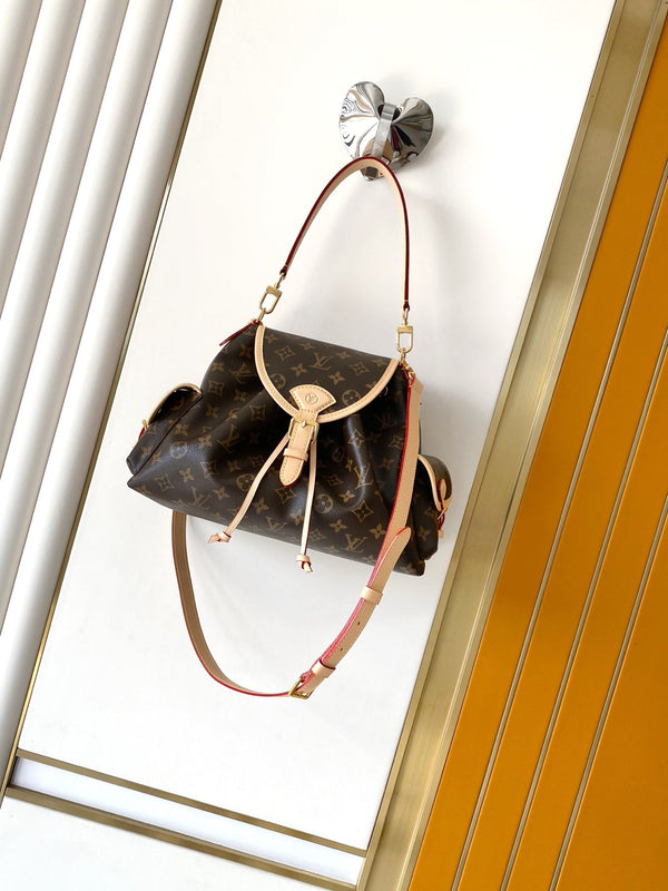 LV M26040 Odyssee MM NM Borsa a mano 36 cm Marrone Motivo monogramma e tela