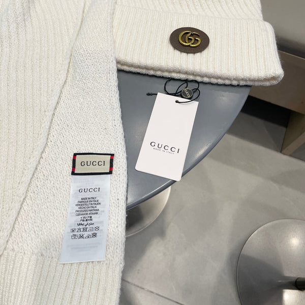 SET SCIARPA E CAPPELLO IN LANA BIANCA 414780 