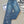 Jeans con lettere a diamante CD 25 in cotone blu