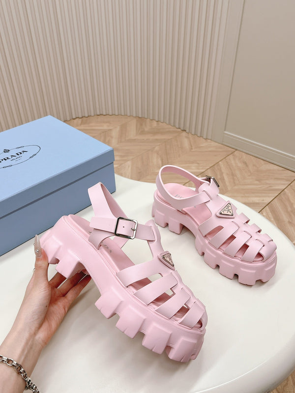 Sandali Pra Rubber Monolith 55 Rosa