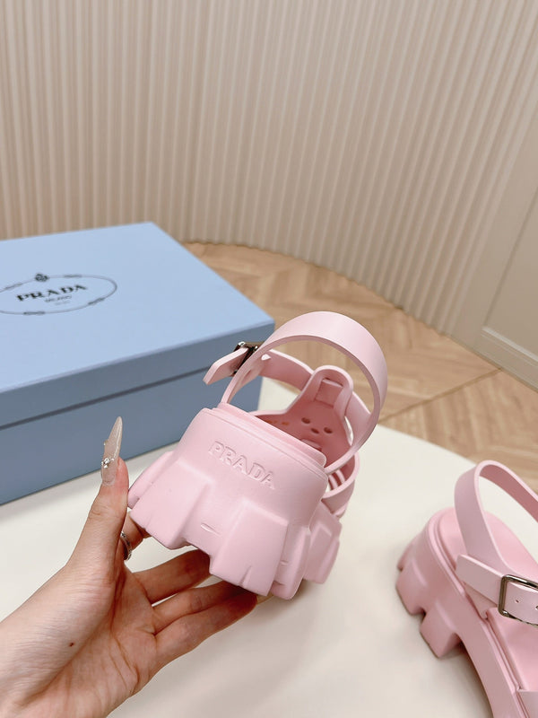 Sandali Pra Rubber Monolith 55 Rosa