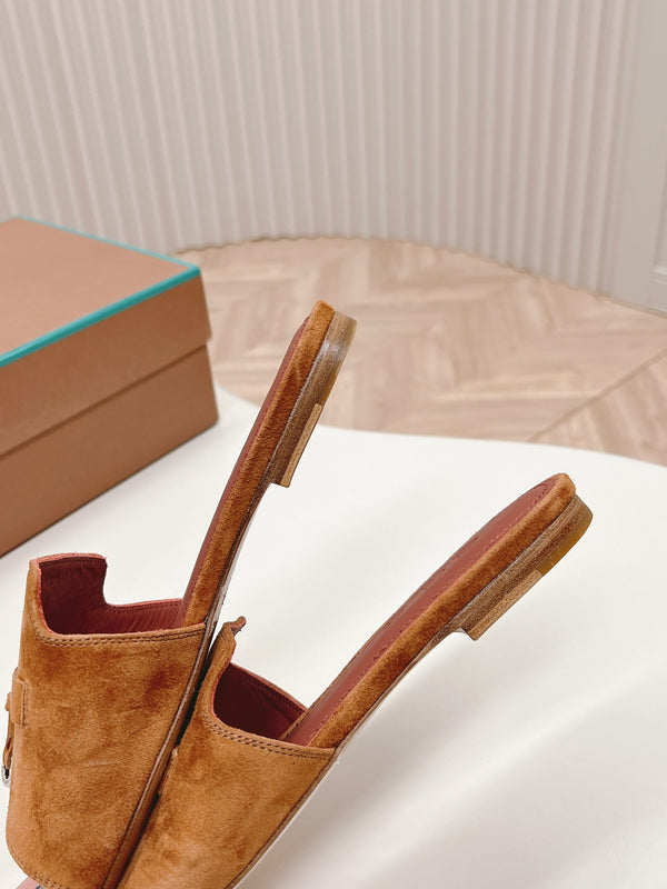 LP SUMMER CHARMS SANDALS IN BROWN SUEDE