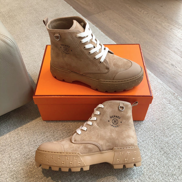 HM ITINERAIRE ANKLE BOOT CAMEL SUEDE