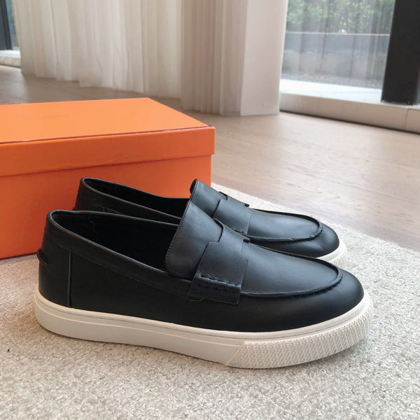 HM IKE SLIP-ON SNEAKER BLACK CALFSKIN