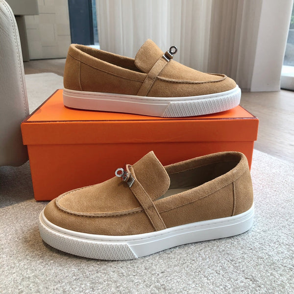 HM GAME SLIP-ON SNEAKER TAWNY SUEDE