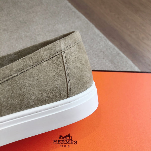 HM GAME SLIP-ON SNEAKER LIGHT GRAY SUEDE
