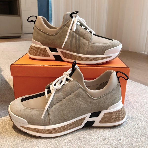 HM Just Sneaker Light Grey Suede