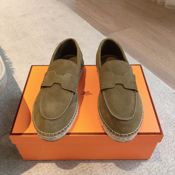 HM Trip Espadrille Dark Gray Suede