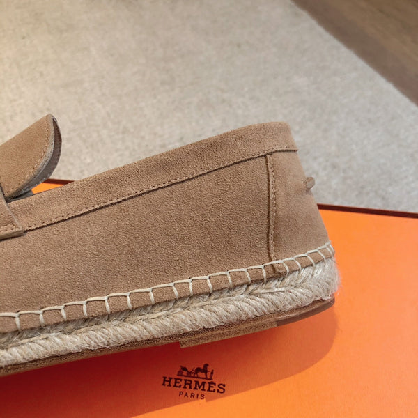 HM Trip Espadrille Beige Tan Suede