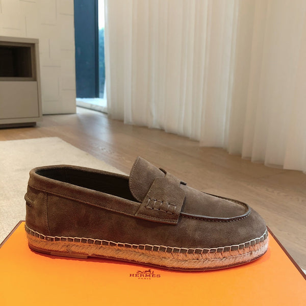 HM Trip Espadrille Chocolate Suede