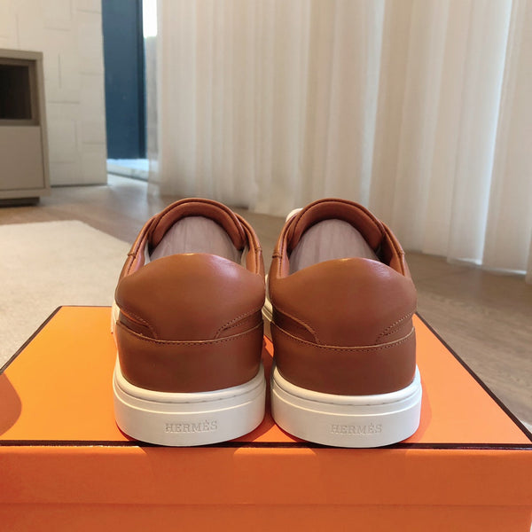 HM Day Sneaker Brown Mix White Lambskin 970888