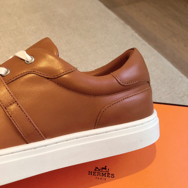 HM Day Sneaker White Mix Brown Lambskin 970889