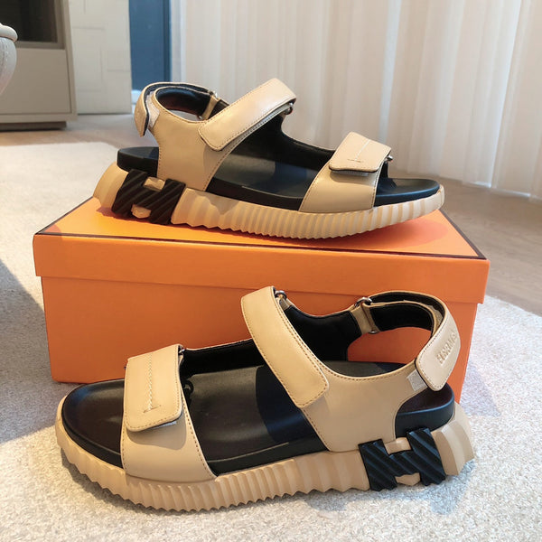 HM Junior Sandal Beige Mix Black Lambskin 970902