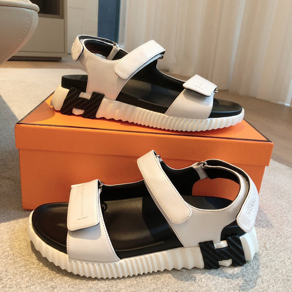 HM Junior Sandal White Mix Black Lambskin 970903