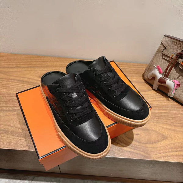 HM 25 Sneaker Mule Suede and Leather 244604