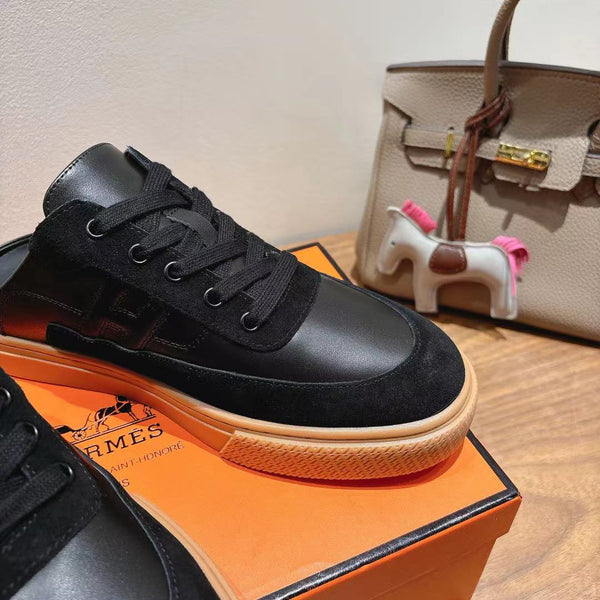 HM 25 Sneaker Mule Suede and Leather 244604