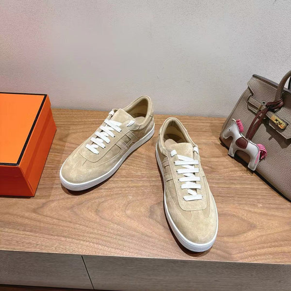 HM 25 Boomerang Sneaker Light Beige Suede