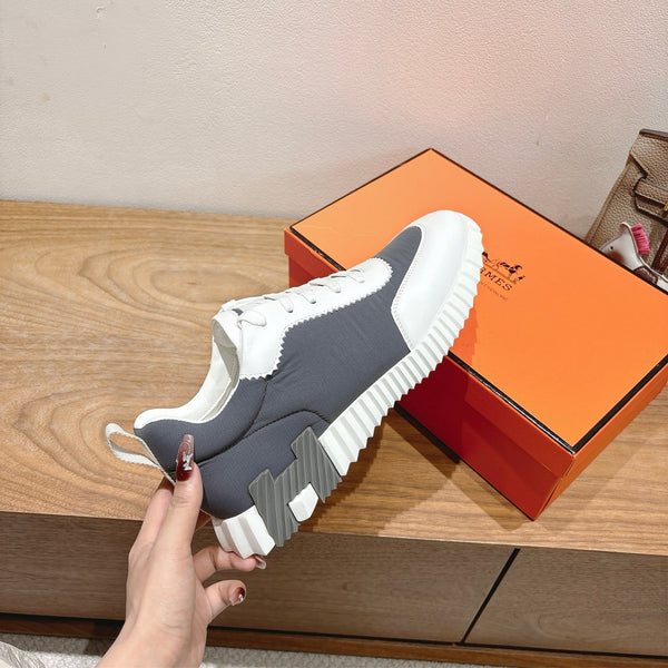 HM 25 Bouncing Sneaker Grigio Pelle di Agnello 318385