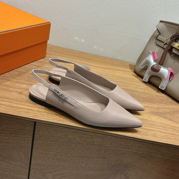 HM Lover Pump 40mm Beige Galet Calfskin 429022