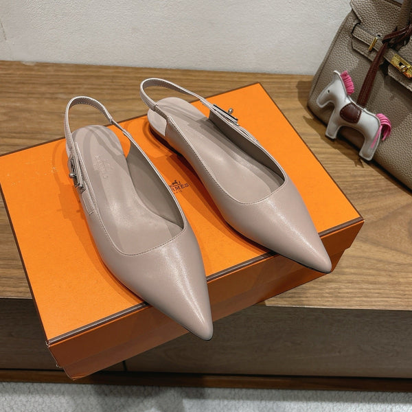 HM Lover Pump 40mm Beige Galet Calfskin 429022