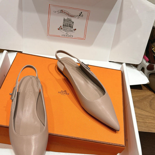 HM Lover Pump 40mm Beige Galet Calfskin 429022