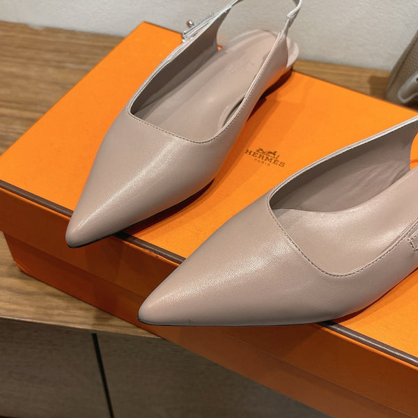 HM Lover Pump 40mm Beige Galet Calfskin 429022