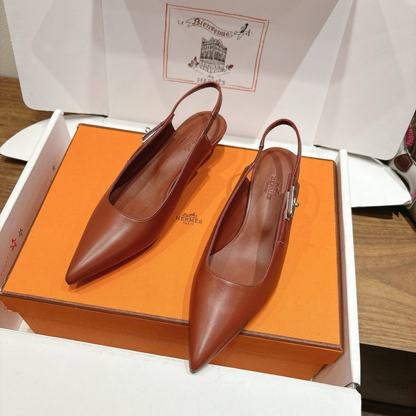 HM Lover Pump 40mm Brown Calfskin 429020