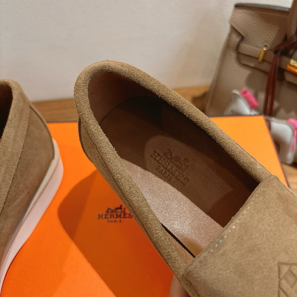 HM Impact Loafers Golden Brown Suede 526166