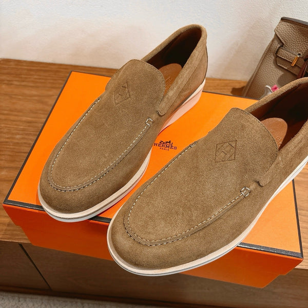 HM Impact Loafers Golden Brown Suede 526166