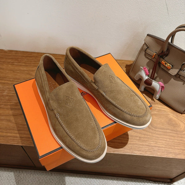 HM Impact Loafers Golden Brown Suede 526166