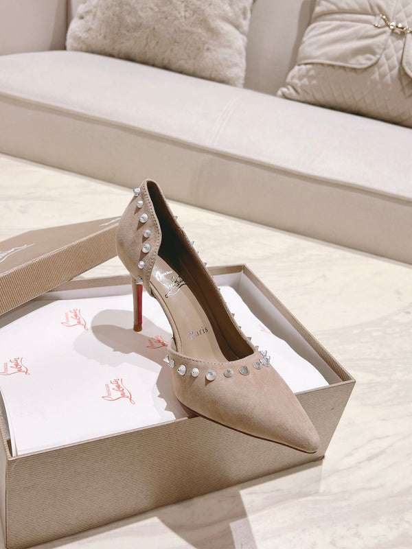 CL 25 Iriza Pumps 8.5cm Beige Suede 314899