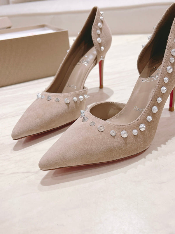 CL 25 Iriza Pumps 8.5cm Beige Suede 314899
