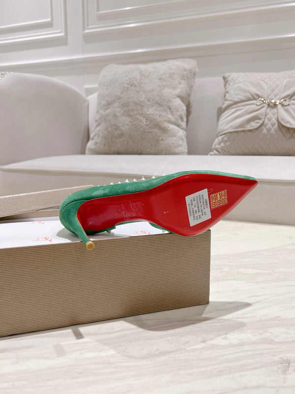 CL 25 Iriza Pumps 8.5cm Green Suede 314904