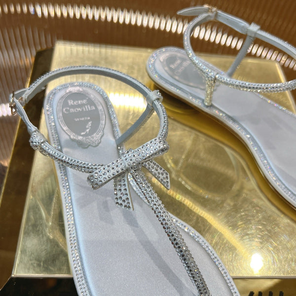 RC 25C Thong Flat-Bottom Diamond White Silk Creo Crystal 281979