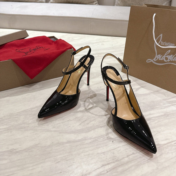 CL 25 Slingback Black Gloss Calf Patent Leather 307519