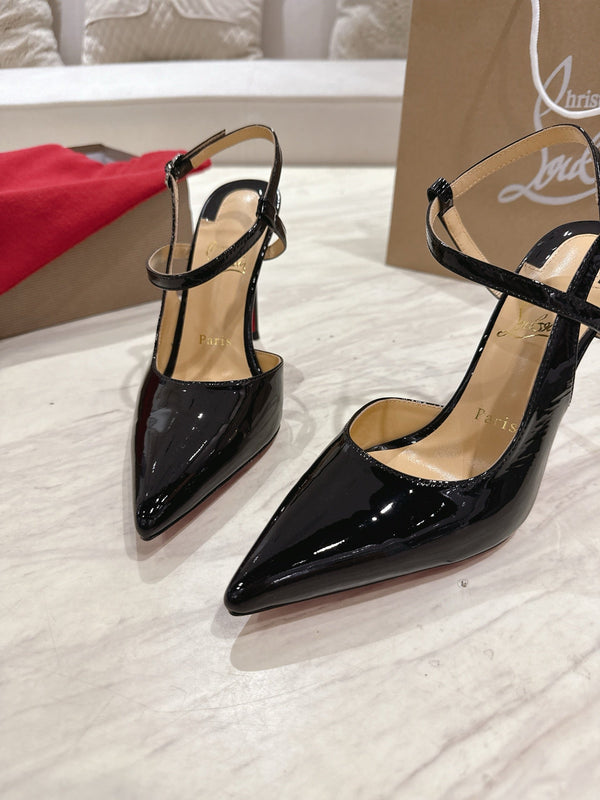 CL 25 Slingback Black Gloss Calf Patent Leather 307519