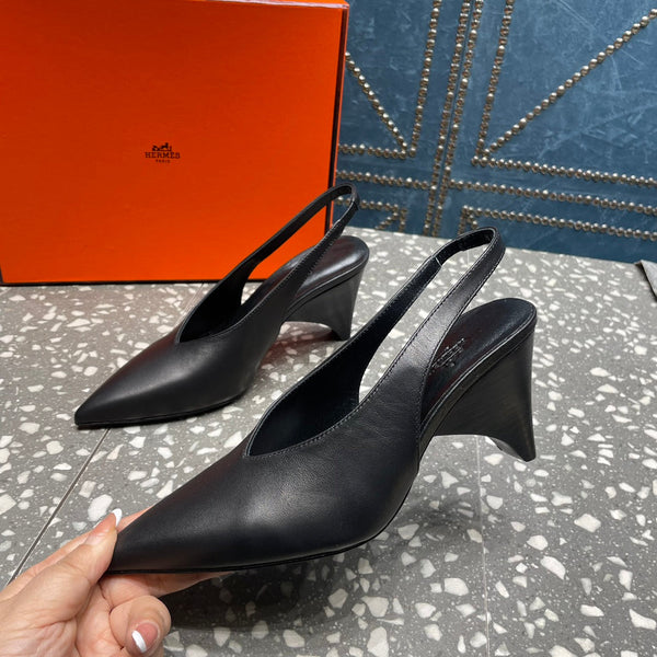 HM Intime 70 Pump Black Lambskin 962935