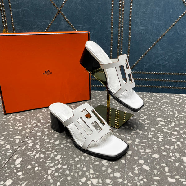 HM Lzzy 50 Sandal White Lambskin 962945