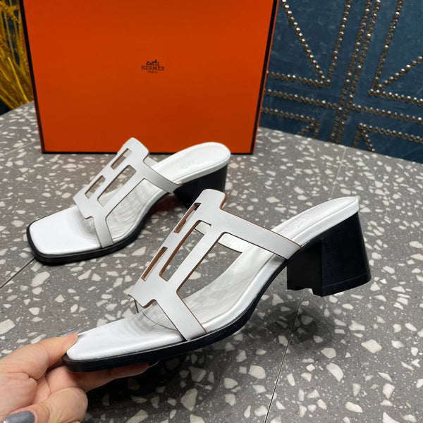 HM Lzzy 50 Sandal White Lambskin 962945