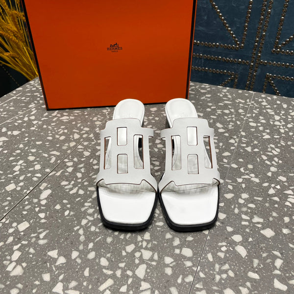 HM Lzzy 50 Sandal White Lambskin 962945