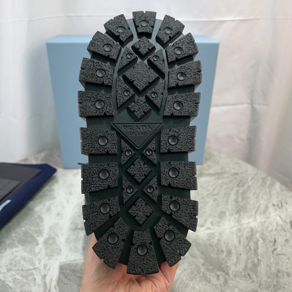 PRA Moon Boots Black With Pouch Recycled Nylon & Cowhide 454736