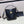 MEDIUM 28 LOUISE BAG IN BLACK SMOOTH CALFSKIN