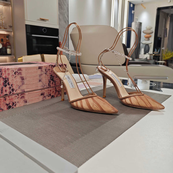 Jimmy 25 Seada 100 Pump Tan Brown Cowhide 240050