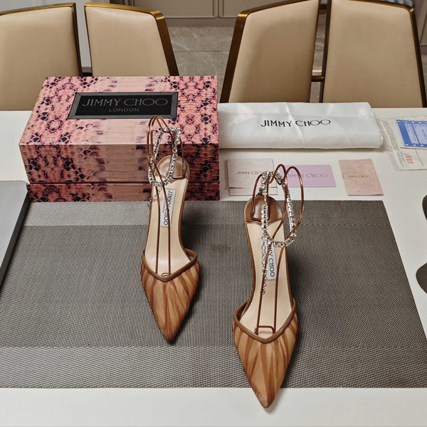 Jimmy 25 Seada 100 Pump Tan Brown Cowhide 240050