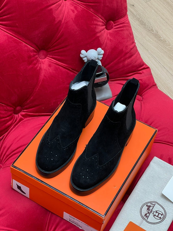 HM Findlay Ankle Boot Black Suede 969360