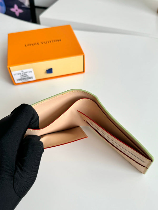 LV x Tyler Slender Wallet Green Damier Golf Canvas 221434