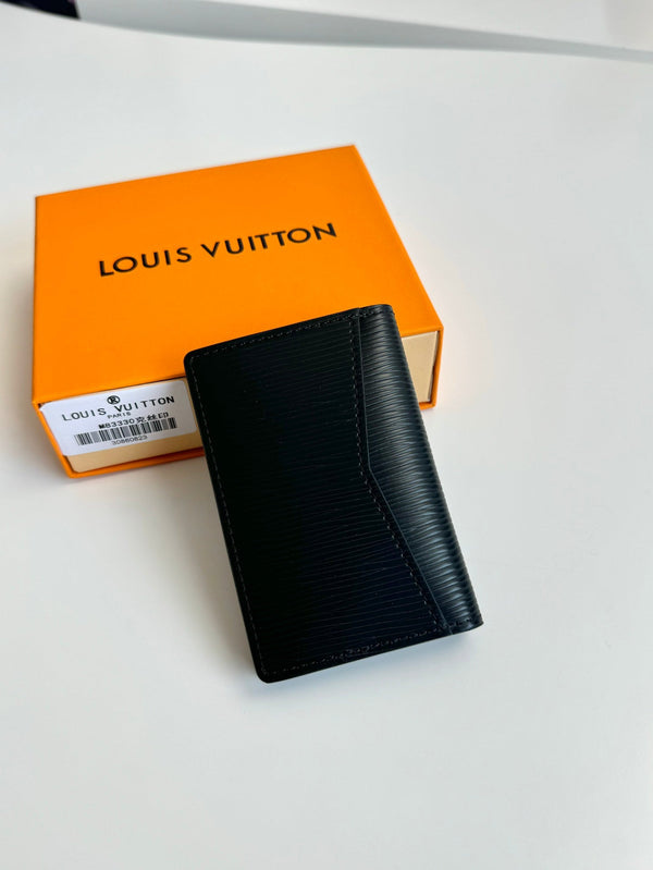 LV Multiple Wallet Black Epi XL Cowhide Leather 221320