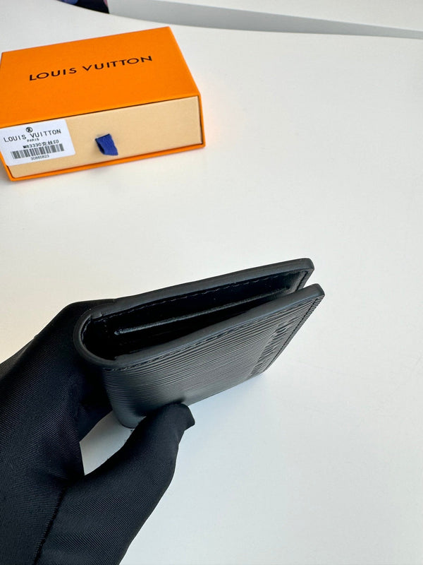 LV Multiple Wallet Black Epi XL Cowhide Leather 221320