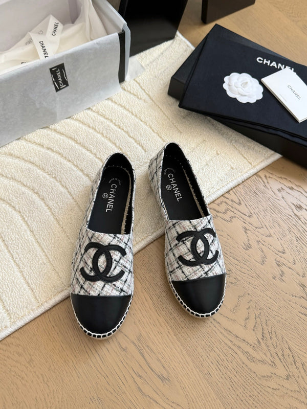 CC Espadrilles Quilted Tweed