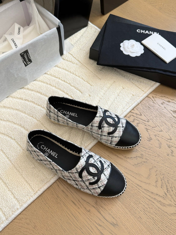CC Espadrilles Quilted Tweed